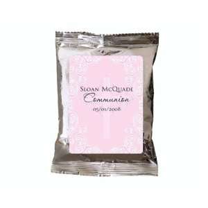 Wedding Favors Pink Floral Pattern with Cross Design Personalized Hot 