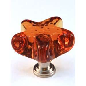   Crystal ARTX S4A Art X Amber Knobs Cabinet Hardware