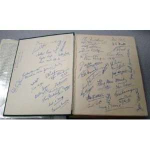  1952 Darwin 1st Ed Golf Book 45+ Autographs Psa Loa   College Books 