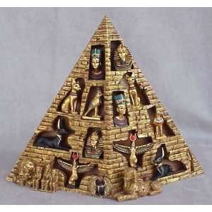  Pyramid with Figurines  Egyptian