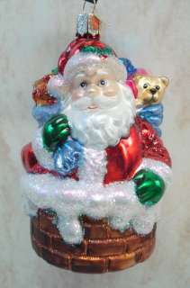 OLD WORLD CHRISTMAS Santa Head Tree Top FINIAL 50011  