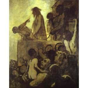     Honoré Daumier   32 x 40 inches   Ecce Homo