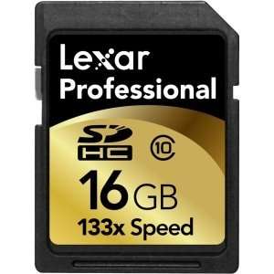 Lexar Professional 16 GB 133x SDHC 2 Pack (LSD16GCRBNA1332 
