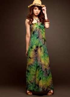   fashionable slim elastic charming Trendy green Long dress D3 9458