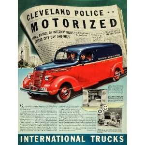   Mobile Patrol Cleveland Police   Original Print Ad