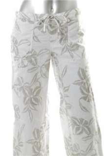 FAMOUS CATALOG White Linen Lounge Pants Misses XL  