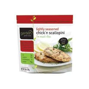 Gardein Lightly Seasoned Chicken Scallopini, Size 10 Oz (Pack of 8 