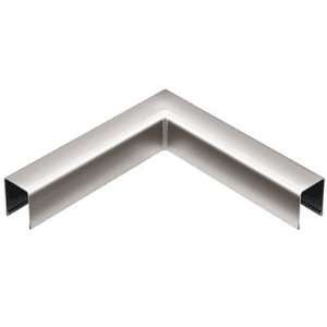  Stainless U Channel 90 Degree Horizontal Corner for 3/4 Glass 
