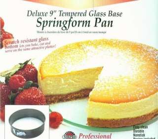New Norpro 9 Nonstick Springform Pan Cheesecake Glass  