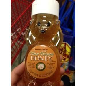 Trader Joes Clover Blossom Honey 12 Oz  Grocery & Gourmet 