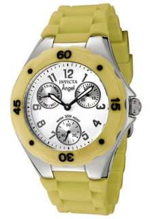 Invicta Watch 0700 Womens Angel White Dial Yellow  