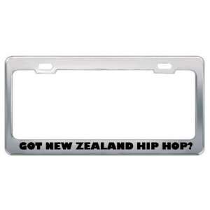 Got New Zealand Hip Hop? Music Musical Instrument Metal License Plate 