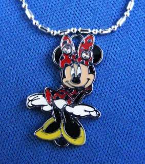 Minnie Mouse Puff 3D Head charm & Necklace  