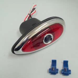 STREET ROD MORTORCYCLE BLUE DOT TEAR DROP TAIL LIGHT REPLACEMENT 