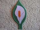   Lily Embroidered Patch Irish Independence 1916 Tri/Color Ireland AOH