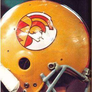 1974   75 WFL Hawaiians Suspension Football Helmet  