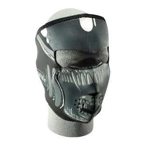 Zan Headgear Alien Mens Full Face Mask Street Bike Motorcycle Helmet 
