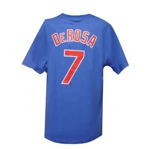  Mark DeRosa Chicago Cubs Jersey Name and Number Royal Blue 