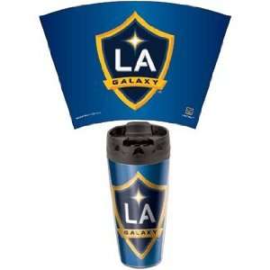 MLS Los Angeles Galaxy Travel Mug   Set of 2  Kitchen 
