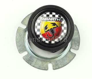 Steering Wheel ABARTH Checkered Horn Button for MOMO SPARCO GRANT DINO 