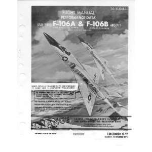  Convair F 106 A B Aircraft Flight Manual   Performance 