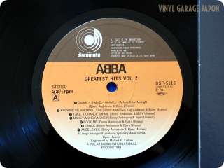 ABBA Greatest Hits Vol.2 Japan Press BENNY ANDERSSON OBI LP V971 