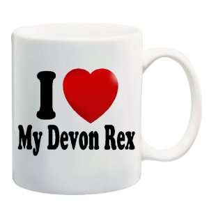   LOVE MY DEVON REX Mug Coffee Cup 11 oz ~ Cat Breed 