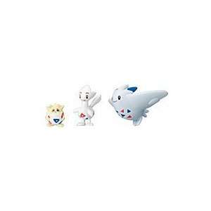 Togetic (~0.5), & Togekiss (~1.25) ~1/40 scale Pokemon DP Evolution 