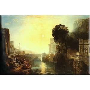  Dido Building Carthage 30x20 Streched Canvas Art by Turner 