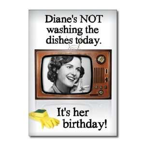 Funny Birthday Card Not Washing Dishes Humor Greeting Ron 