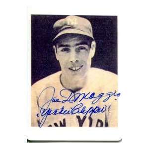  Joe DiMaggio Yankee Clipper Autographed Metal Card 