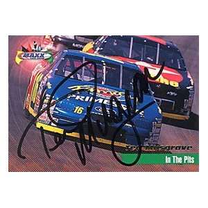  Ted Musgrave Autographed / Signed 1998 MAXX Race Card #069 