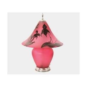  Lamp   Ruby/Black Orchid