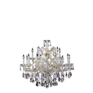  SIXTEEN LAMP CHANDELIER Dimensions H26.25 W28.75