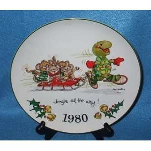  Jingle All the Way Plate, Suzys Zoo, 1980 Everything 