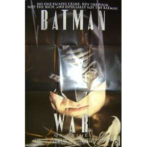  Batman War On Crime Retailer Promotional Poster 1999 