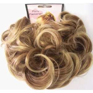  3 PONY FASTENER Hair Scrunchie Wig #24B27C BUTTERSCOTCH 
