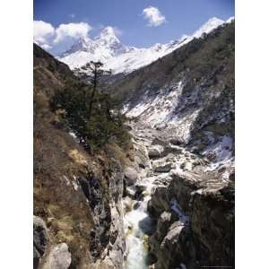 Valley in the Mountains, Everest Region, Himalayas, Nepal Photographic 
