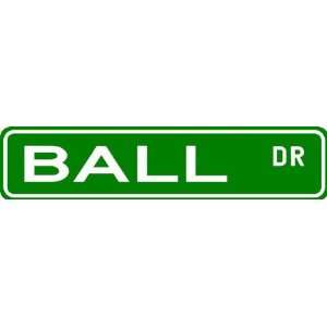  BALL Street Sign ~ Family Lastname Sign ~ Gameroom 
