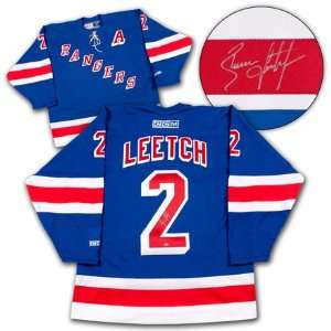  BRIAN LEETCH New York Rangers SIGNED Hockey Jersey Sports 