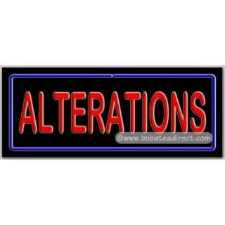 Alterations Neon Sign  Grocery & Gourmet Food
