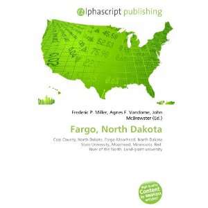  Fargo, North Dakota (9786133821040) Books
