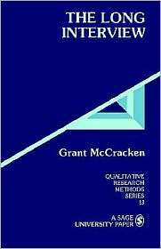 The Long Interview, (0803933533), Grant Mccracken, Textbooks   Barnes 