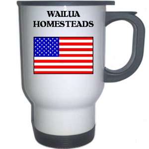  US Flag   Wailua Homesteads, Hawaii (HI) White Stainless 