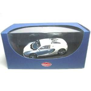  Bugatti Veyron 16.4 Pearl/Ice Blue 1/43 Autoart Diecast 