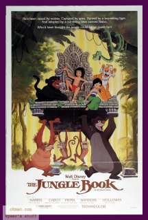 JUNGLE BOOK R84 Orig 1Sheet Movie Poster Disney  