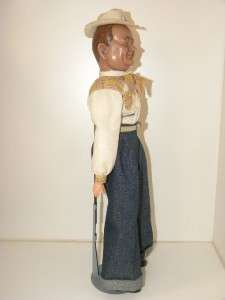 Vintage Lyndon B. Johnson LBJ 20 Wax Composite Doll; Extremely Rare 