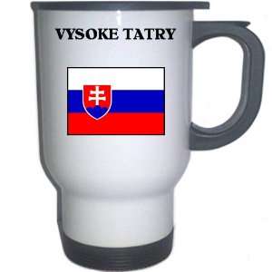  Slovakia   VYSOKE TATRY White Stainless Steel Mug 