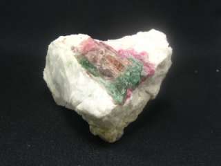 LARGE WATERMELON TOURMALINE CLUSTER QUARTZ BRAZIL 2.6  