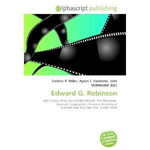  Edward G. Robinson (9786132791863) Books
